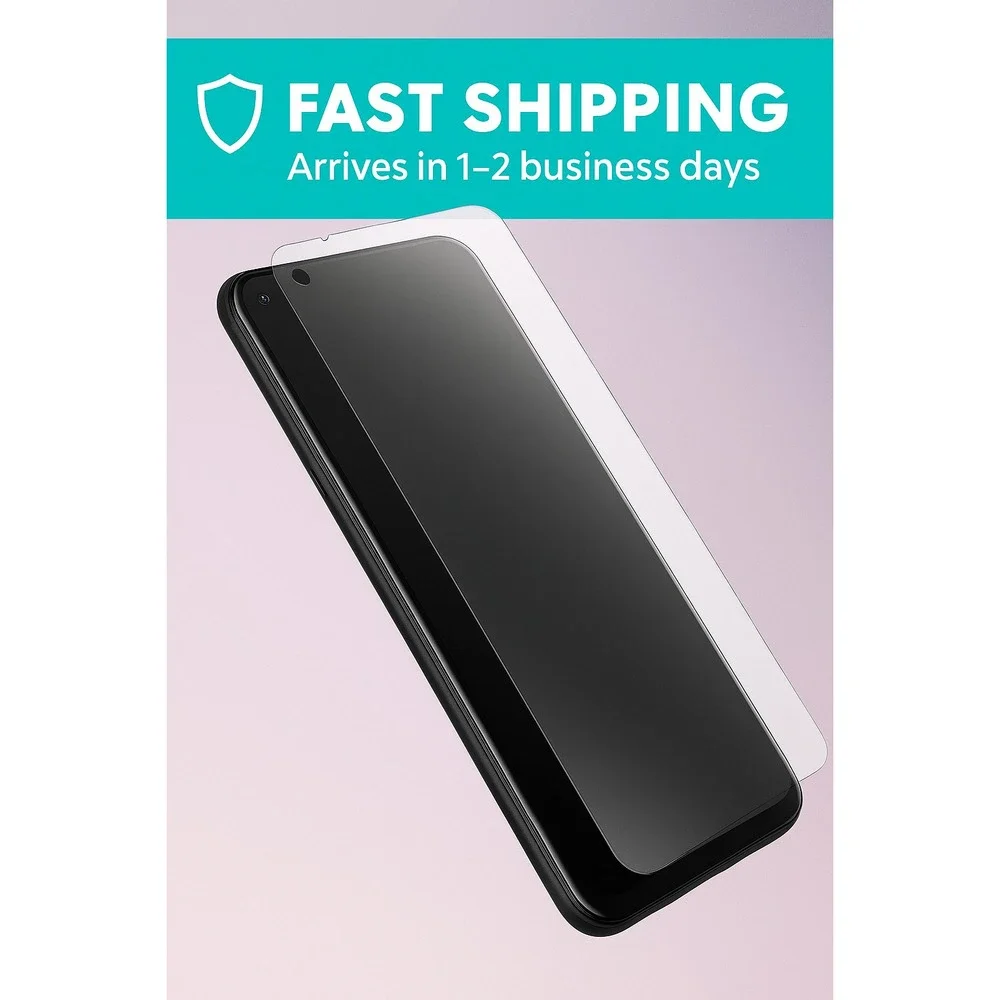 OtterBox Alpha Glass Screen Protector for Motorola g Power  Clear Tempered Glass